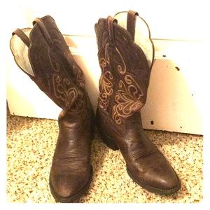 Ariat Heritage Western Brown Leather Boots